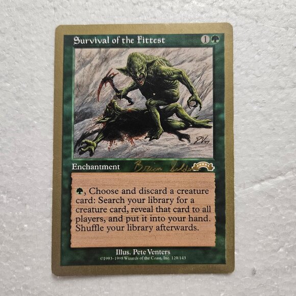 Survival of the Fittest MTG Magic the Gathering 1998 World Championship Deck LP - Picture 1 of 6